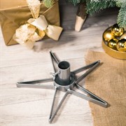 Подставка для ели серая металлическая Звезда 200-32Gray - фото 60363