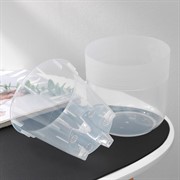 Горшок ЛИНЕЛЬ 2,7 двойной прозрачный - фото 60367