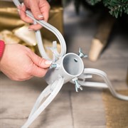 Подставка для елки серая металлическая 200-22Gray - фото 60370