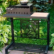 Мангал для дачи разборный черный металл лазерная резка 102-201 - фото 60373