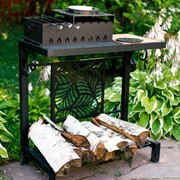 Мангал для дачи разборный черный металл лазерная резка 102-201 - фото 60374