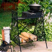 Мангал для дачи разборный металлический чёрный 102-208 - фото 60380