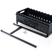 Мангал для дачи разборный кованый чёрный металл 102-202 - фото 60399