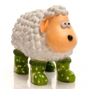 Фигура садовая Овечка в сапогах высота 52см F08920 - фото 60406