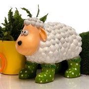 Фигура садовая Овечка в сапогах высота 52см F08920 - фото 60407
