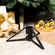 Подставка для ёлки металлическая Пирамида чёрная 200-25B - фото 60413