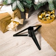 Подставка для ёлки металлическая Пирамида чёрная 200-25B - фото 60415