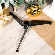 Подставка для ели черная металлическая разборная 200-039B - фото 60428