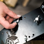 Подставка для ели черная металлическая разборная 200-039B - фото 60431