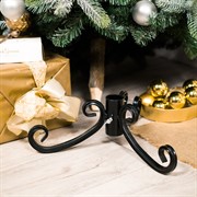 Подставка для ёлки металлическая Тренога чёрная 200-29B - фото 60451