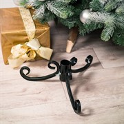 Подставка для ёлки металлическая Тренога чёрная 200-29B - фото 60458