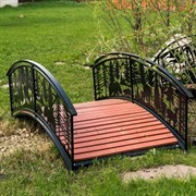 Мостик декоративный кованый Лес лазерная резка 303-001В - фото 60461