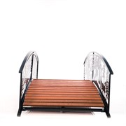 Мостик декоративный кованый Лес лазерная резка 303-001В - фото 60463