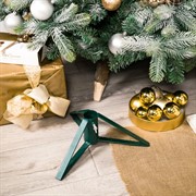 Подставка для ёлки металлическая Пирамида зелёная 200-24Gr - фото 60476