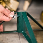 Подставка для ёлки металлическая Пирамида зелёная 200-24Gr - фото 60477