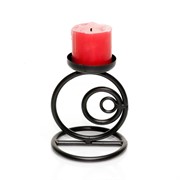 Подсвечник под одну свечу кованый 607-17-B - фото 60560