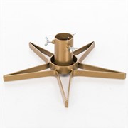 Подставка для ели металлическая золотая Звезда 200-33G - фото 60624