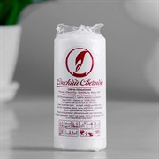 Свеча цилиндр 4х9см белая - фото 60775