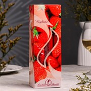 Свеча ароматическая Клубника 2,3х24,5см красная - фото 60787