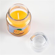 Свеча в стекле ароматическая 6х8,5см апельсин - фото 60792