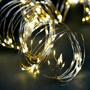 Гирлянда Занавес Роса 2,8х3м с пультом тёплое белое свечение - фото 60815