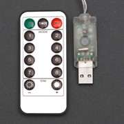 Гирлянда Занавес Роса 2,8х3м с пультом тёплое белое свечение - фото 60817