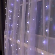 Гирлянда Занавес Роса 2х3м белое свечение 8 режимов - фото 60827