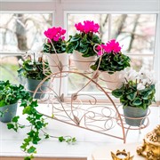 Подставка для цветов на подоконник на 7 цветов металл 14-917 - фото 60864