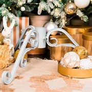 Подставка под новогоднюю ель металлическая серая 200-20Gray - фото 60877