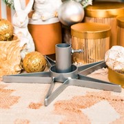 Подставка для ели серая металлическая Звезда 200-32Gray - фото 60879