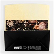 Пакет коробка Новогодняя ночь 28х20х13см - фото 60927