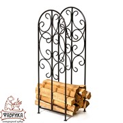 Дровница кованая высокая 500-37 - фото 6097