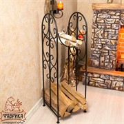 Дровница кованая высокая 500-37 - фото 6099