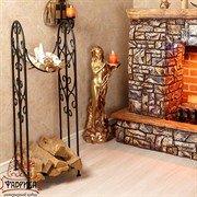 Дровница кованая высокая 500-37 - фото 6101