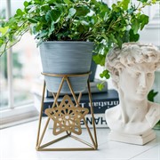 Подставка под цветок на подоконник Звезда золотая 660-006G - фото 61024