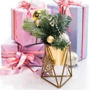 Подставка под цветок на подоконник Звезда золотая 660-006G - фото 61026