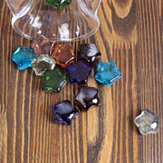 Грунт стеклянный Звёздочки цветной - фото 61356