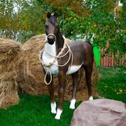 Фигура ростовая Конь большой стеклопластик высота 190 см U07494 - фото 61374