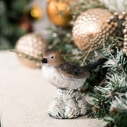 Фигурка интерьерная Воробей полистоун высота 11см цвет натуральный U08955 - фото 61462