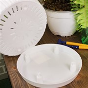 Горшок Барселона 9,6л белый - фото 61757