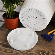 Горшок Барселона 6,5л белый - фото 61765