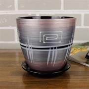 Набор горшков РОСПИСЬ бутон браслет 4шт - фото 61888