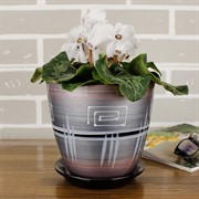 Набор горшков РОСПИСЬ бутон браслет 4шт - фото 61889