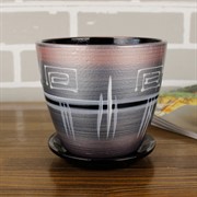 Набор горшков РОСПИСЬ бутон браслет 4шт - фото 61890