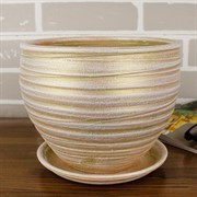 Горшок МОДЕРН 3л классика оливка 20см - фото 62011