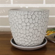 Горшок БУТОН 2,15л манго светло-серый 17см - фото 62026