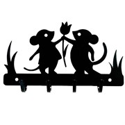 Ключница на стену в прихожую Мышата 701-003B - фото 62122