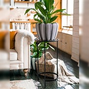 Подставка под 1 цветок кованая ажурная высота 71см 401-004 - фото 62124