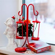 Подсвечник настольный кованый на две свечи 606-02-R - фото 62168