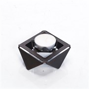 Подсвечник коричневый низкий на 1 свечу 730-002Br - фото 62226